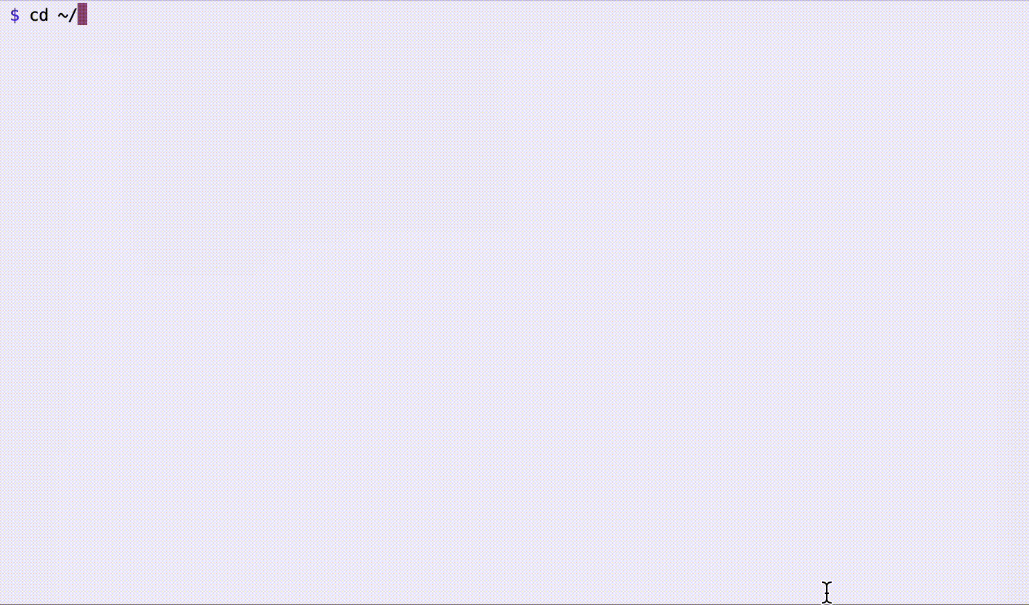 cddコマンド利用例