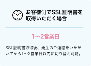 お客様で用意頂く場合